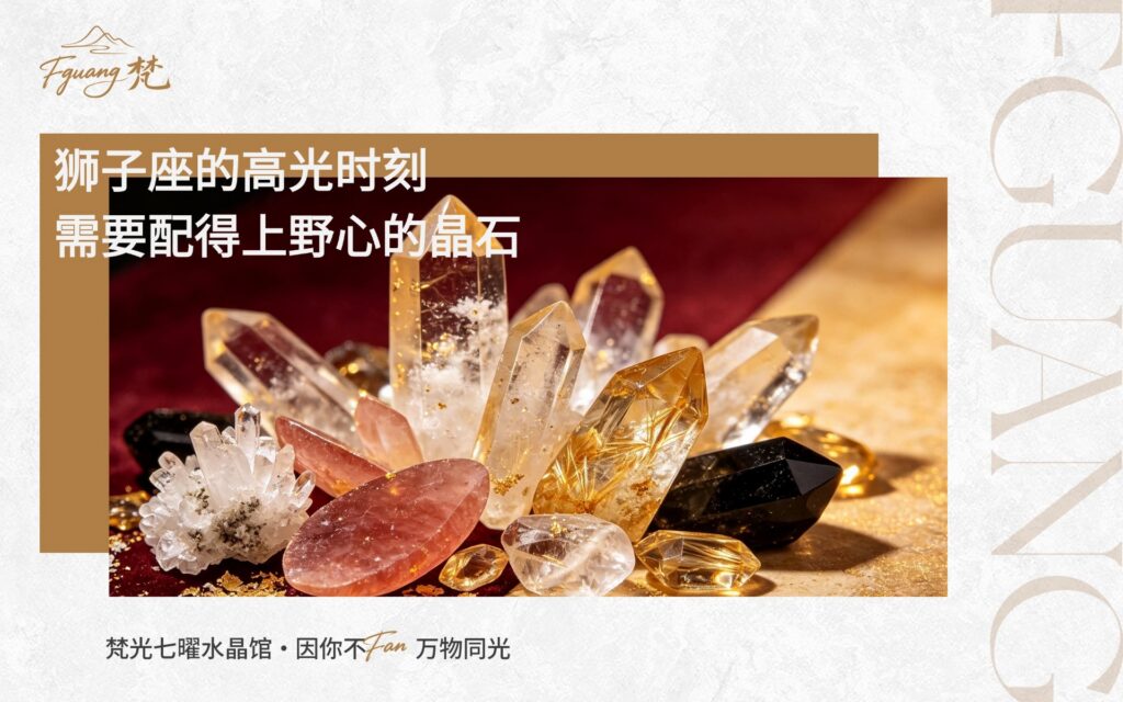 狮子座的高光时刻，需要配得上野心的晶石